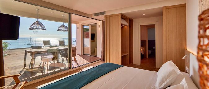 Suite mit Meersicht Universal Hotel Aquamarin Sant Elm Mallorca