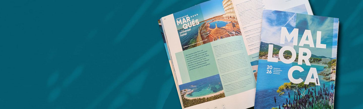 Universal Mallorca Travel Katalog Reisekatalog Mallorcakatalog Katalog bestellen Universal Beach Hotels