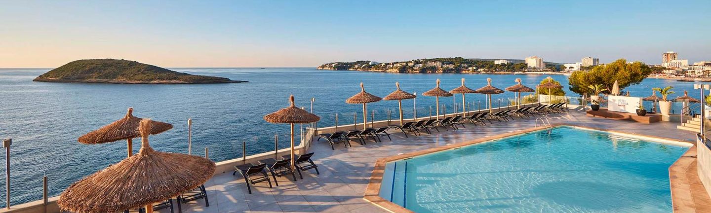 Universal Mallorca Travel Hotel Florida Magaluf by Universal adults only direkt am Meer Nachtleben Pool