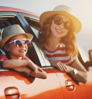 Universal Mallorca Travel Auto mieten Mietwagen Familie Kind