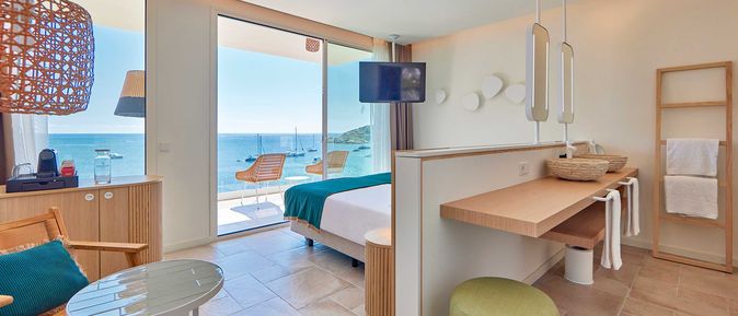 Superiorzimmer mit Meersicht Universal Hotel Aquamarin Sant Elm Mallorca