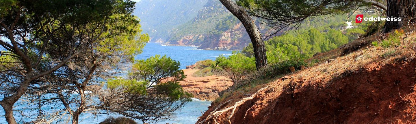 Wanderung Küsten Natur auf Mallorca Blick auf das Meer