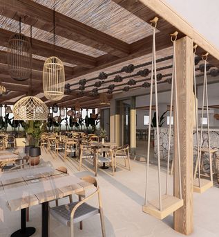 Bikini Hotel Cala Millor Terrasse