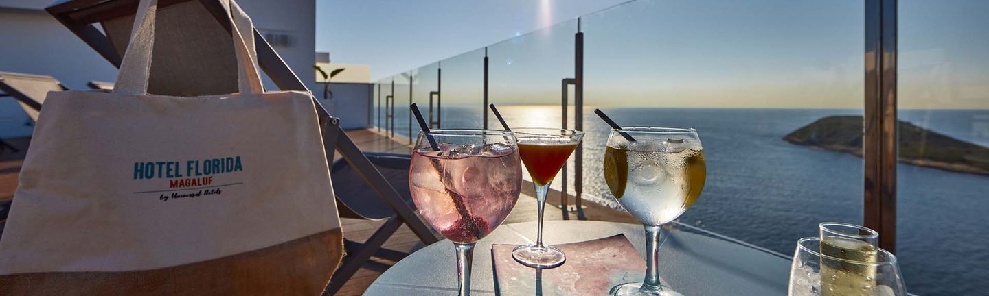 Hotel Florida Magaluf by Universal Rooftopbar rooftopbar skybar 7e Cel Magaluf Hotel Florida Magaluf by Universal Westküste