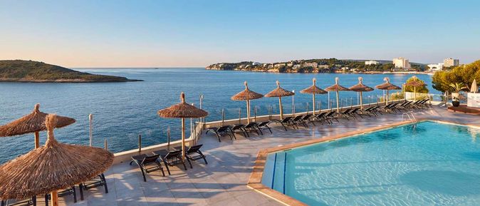 Universal Mallorca Travel Hotel Florida Magaluf by Universal Magaluf Pool Terrasse Adults only